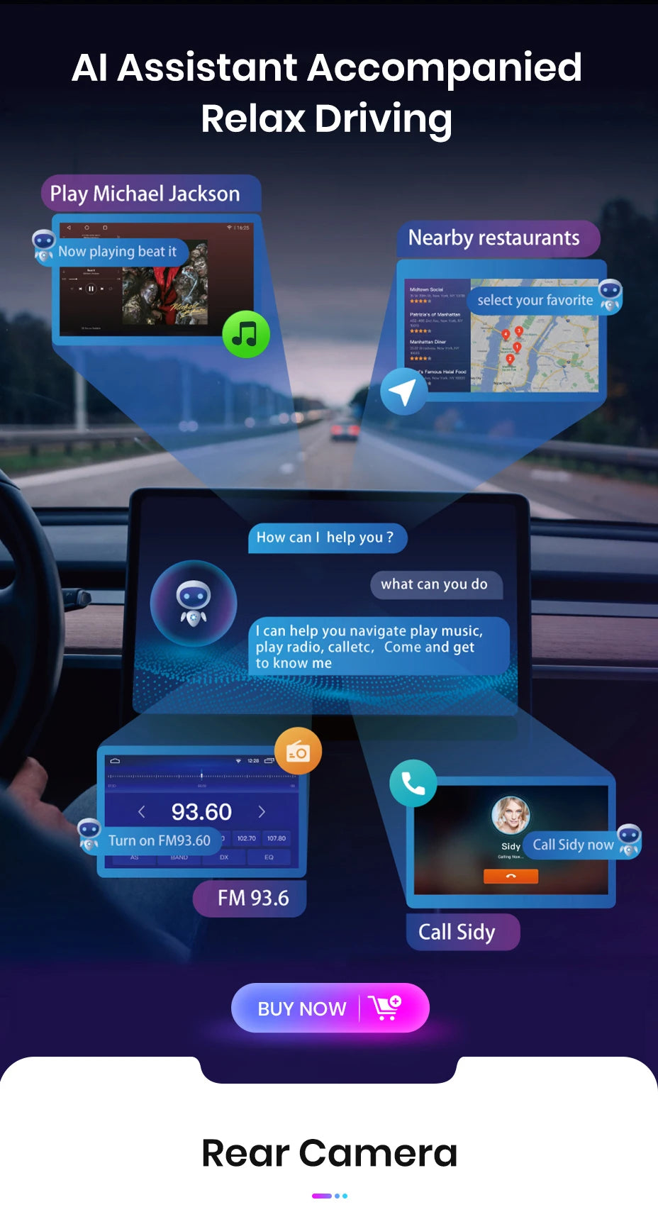 Autoradio multimédia avec CarPlay sans fil Audi A4 / A4L B8 (2009 à 2016) – Compatible Apple CarPlay, Android Auto, Bluetooth, 4G - non compatible audi CD changer