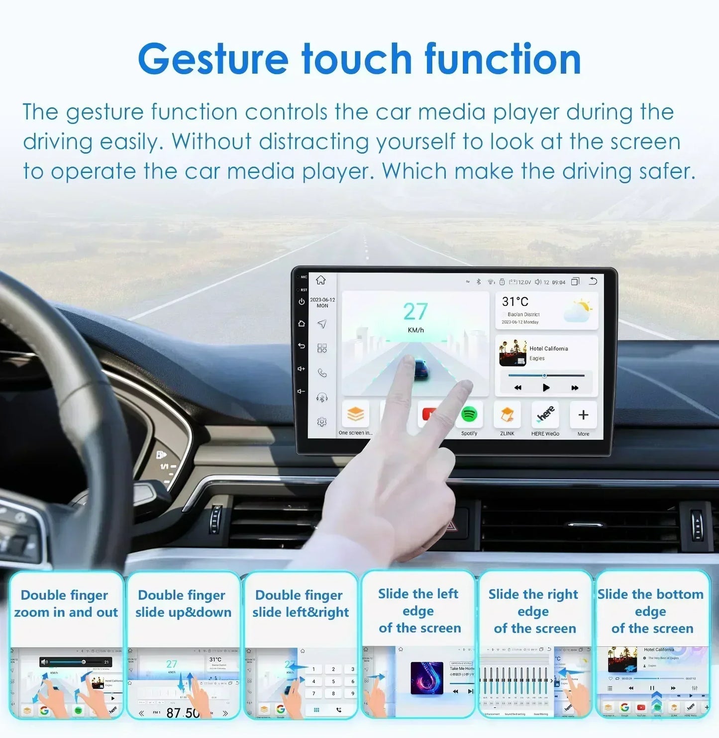 Apple Carplay Autoradio BMW M3 E46 1998 - 2006 Auto GPS RDS QLED Screen