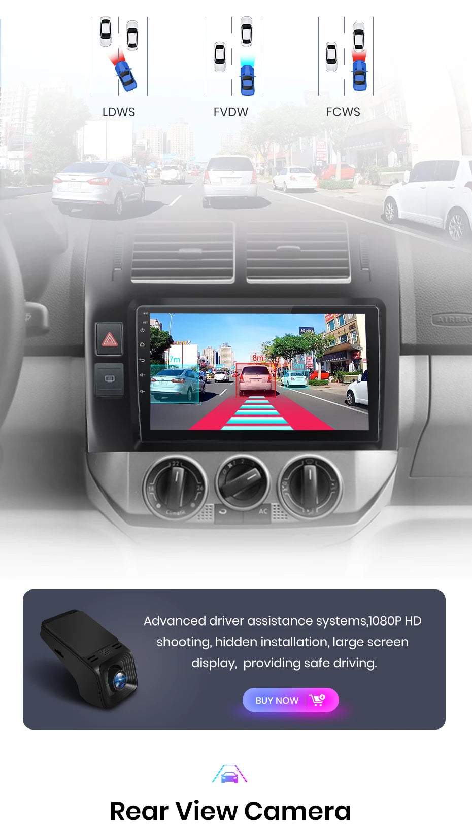 Junsun V1 AI Voice Radio sans fil CarPlay et Android Auto & CarPlay Volkswagen Polo IV 2001-2009, autoradio GPS multimédia 4G 2DIN