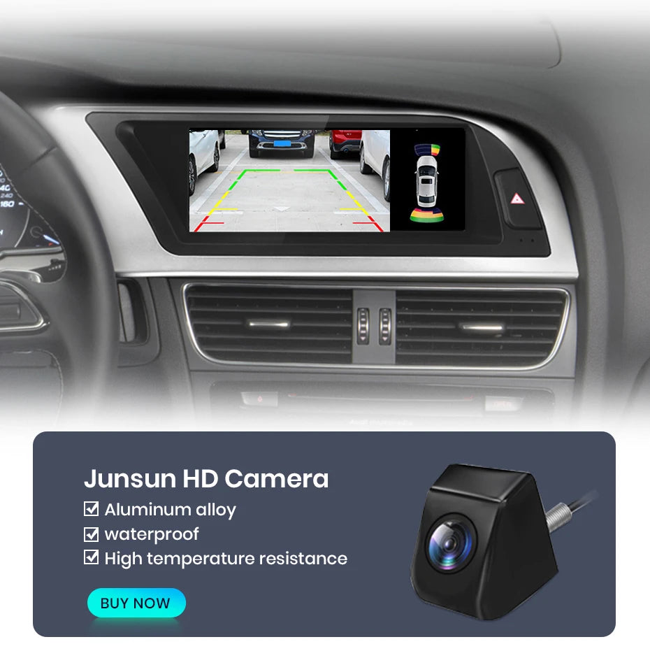 Autoradio multimédia avec CarPlay sans fil Audi A4 / A4L B8 (2009 à 2016) – Compatible Apple CarPlay, Android Auto, Bluetooth, 4G - non compatible audi CD changer