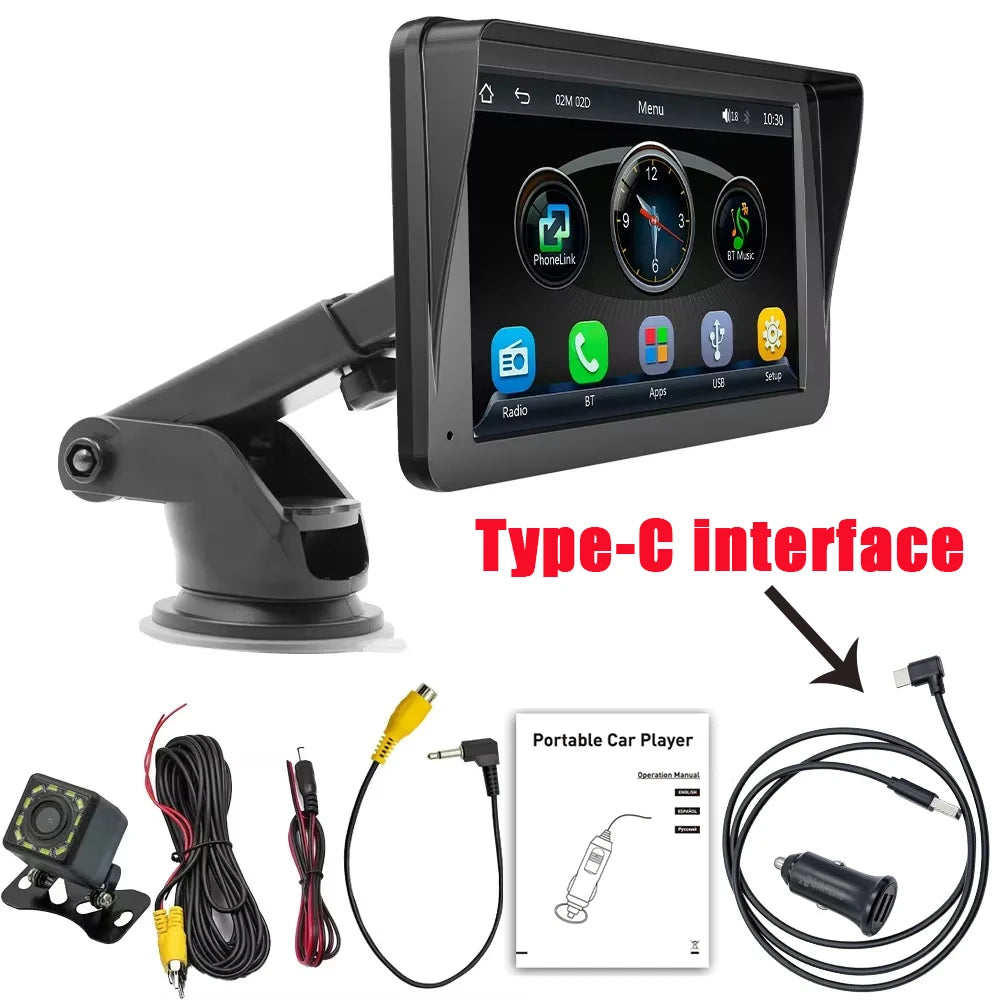 Ecran automobile universel 10,26" avec WIFI, CarPlay sans fil et compatibilité Android