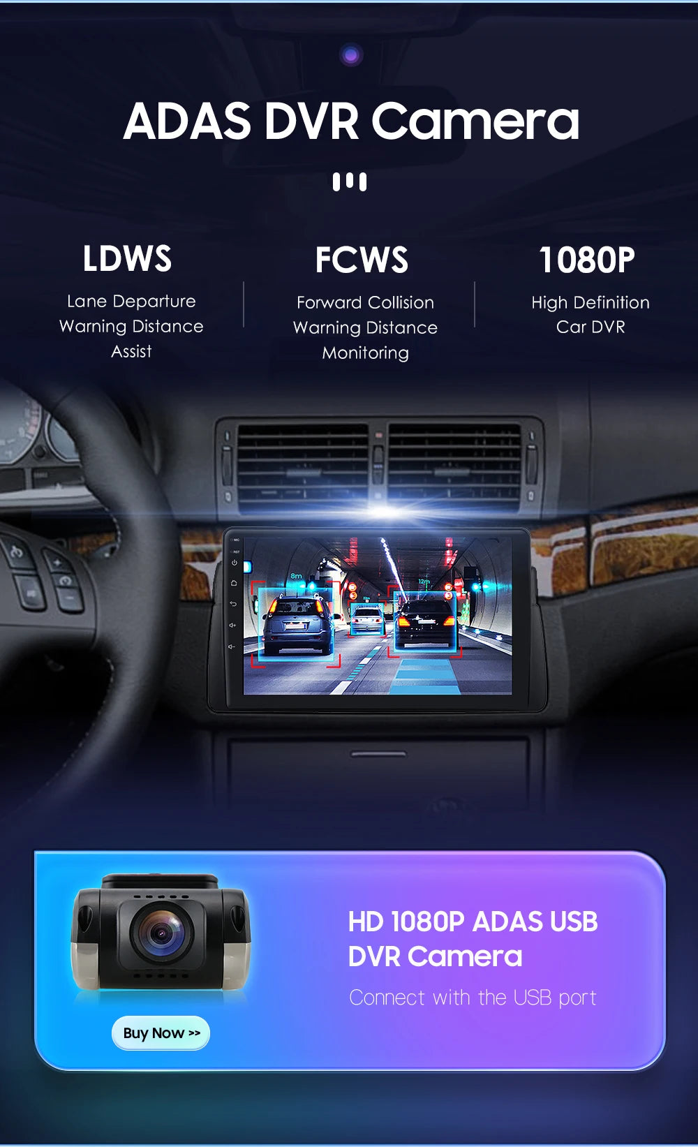 Apple Carplay Autoradio BMW M3 E46 1998 - 2006 Auto GPS RDS QLED Screen