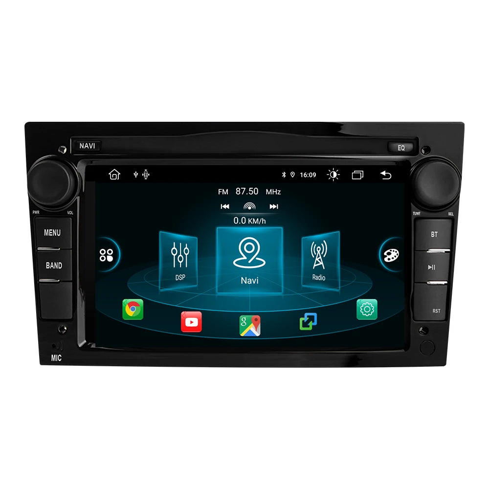 Autoradio Android 14 CarPlay sans fil Compatible avec Opel Astra / Vectra / Corsa / Zafira / Antara / Vivaro