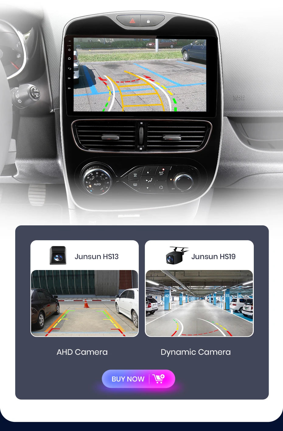 Autoradio CarPlay V1Pro AI Voice 2 DIN avec Android Auto, compatible Renault Clio 4 - Clio 4 RS- (2012-2019), GPS multimédia 4G pour voiture.