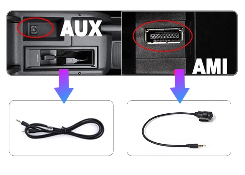 Autoradio multimédia avec CarPlay sans fil Audi A4 / A4L B8 (2009 à 2016) – Compatible Apple CarPlay, Android Auto, Bluetooth, 4G - non compatible audi CD changer