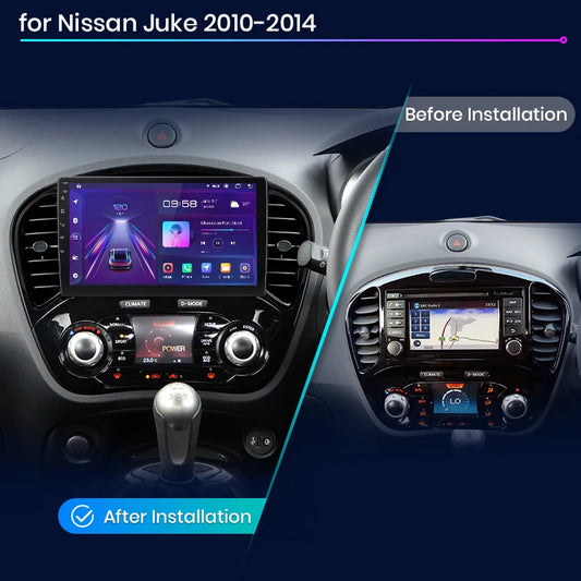 Autoradio 2DIN CarPlay sans fil et Android Auto Nissan Juke (2010 à 2014)