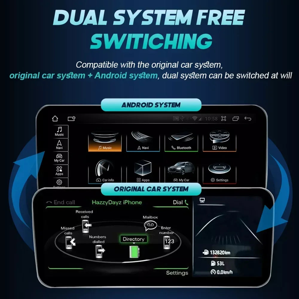 Autoradio CarPlay pour Audi A4 B8 / A5 (2008 à 2010) – Système MMI 2G High - Compatible audi CD changer