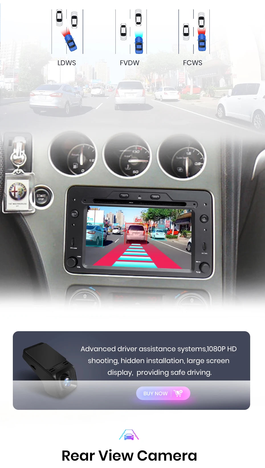 Autoradio CarPlay sans fil et Android Auto pour Alfa Romeo 159 Brera Spider Sportwagon GPS intégré autoradio