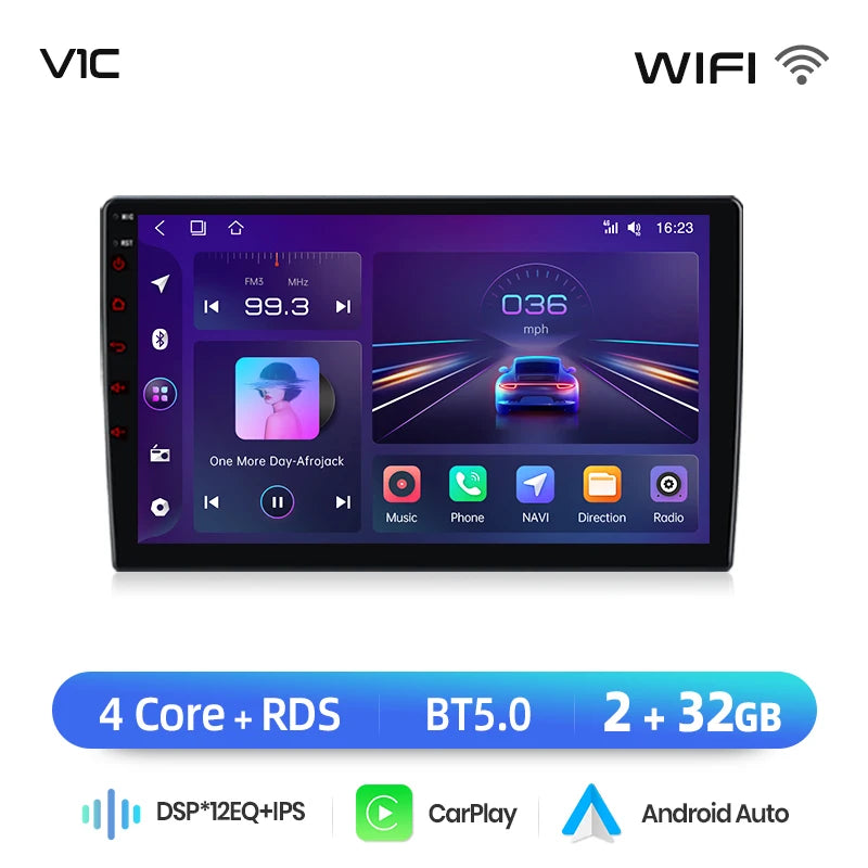 Autoradio CarPlay / Android Auto Peugeot Expert 3, Citroën Jumpy 3, SpaceTourer (2016-2021) – Système 2 DIN