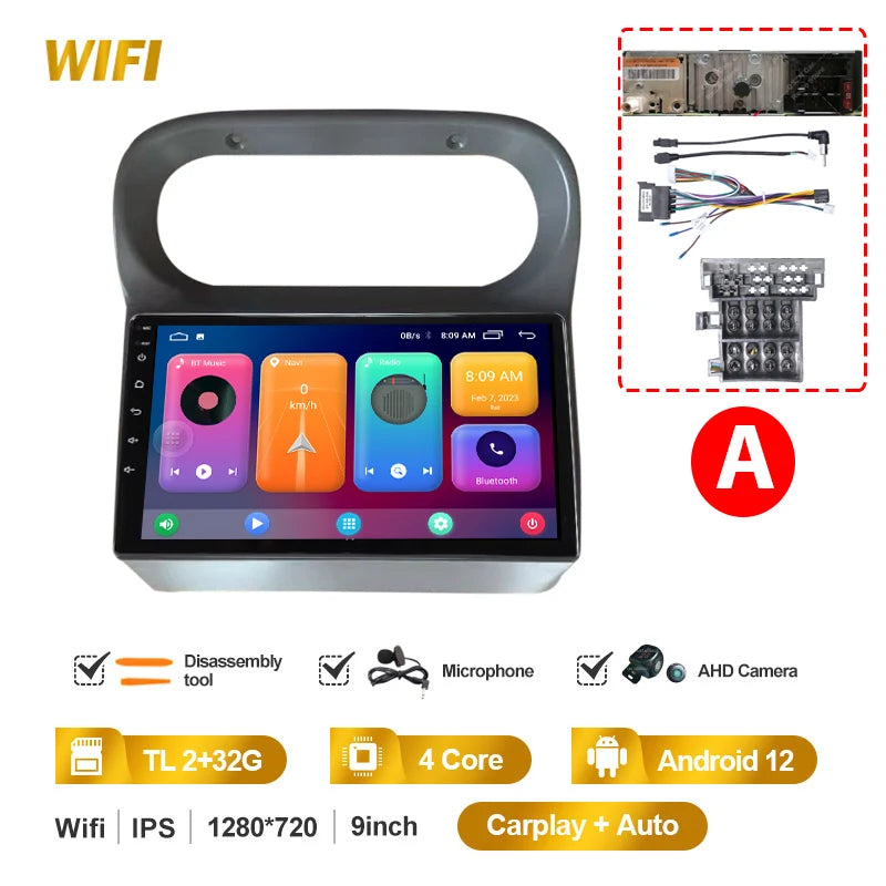 Autoradio Renault Twingo (2005-2013) avec CarPlay & Android Auto