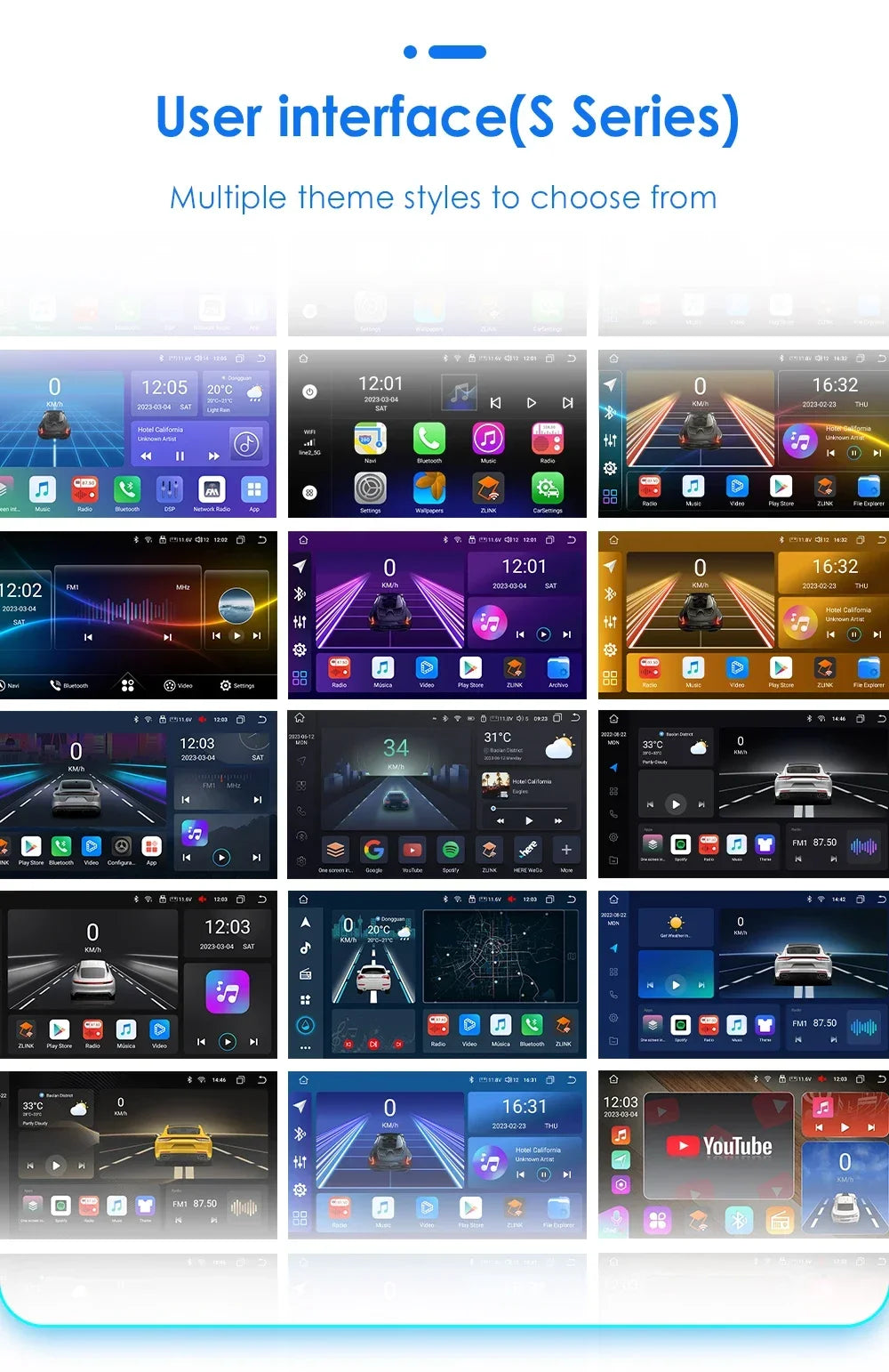 Autoradio Carplay Android 13 Hyundai i30 (2006 - 2011)