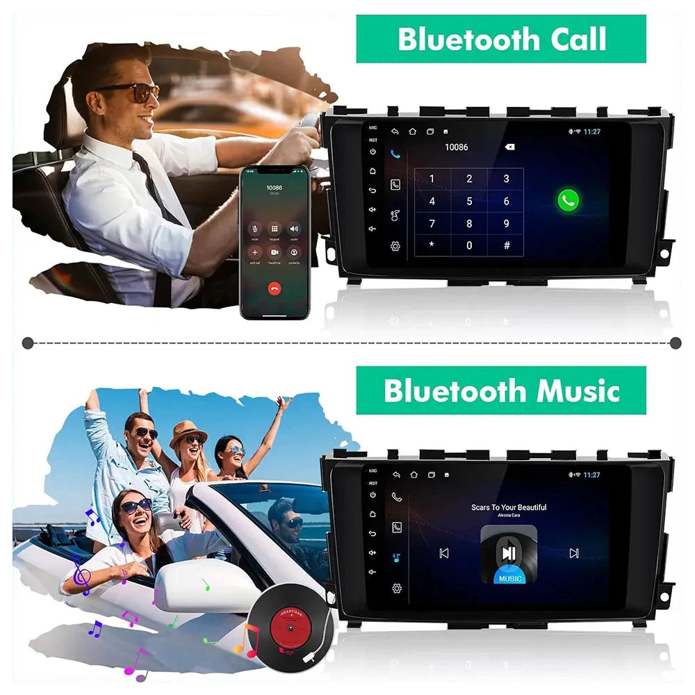 Autoradio Android 15 avec CarPlay pour Peugeot 607 (années 2002 à 2010)