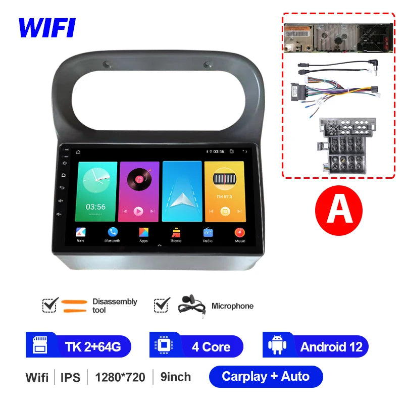 Autoradio Renault Twingo (2005-2013) avec CarPlay & Android Auto