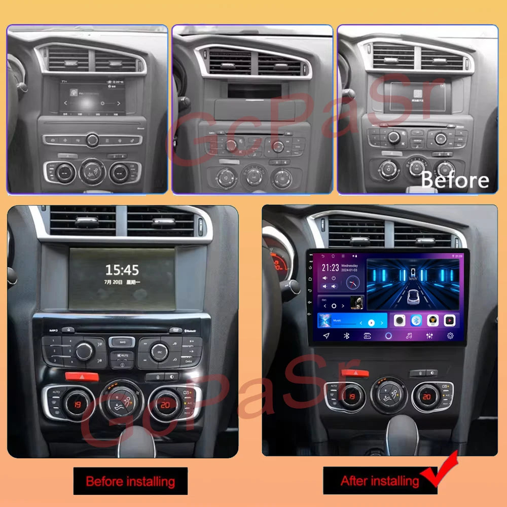 CarPlay pour Citroën C4 / C4L / DS4 (2012–2017)