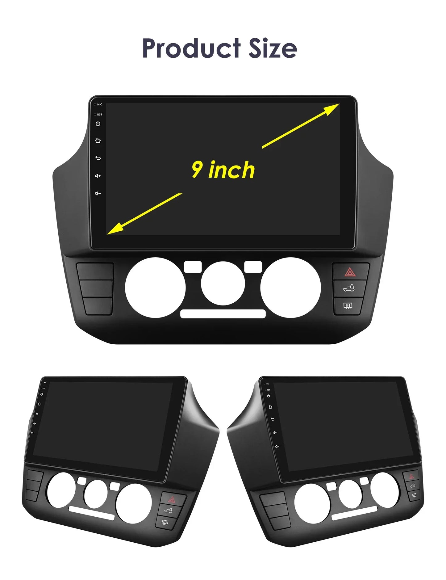 Autoradio Volkswagen UP! (2017 à 2023) – Compatible CarPlay & Android Auto – Écran tactile avec lecteur audio/vidéo