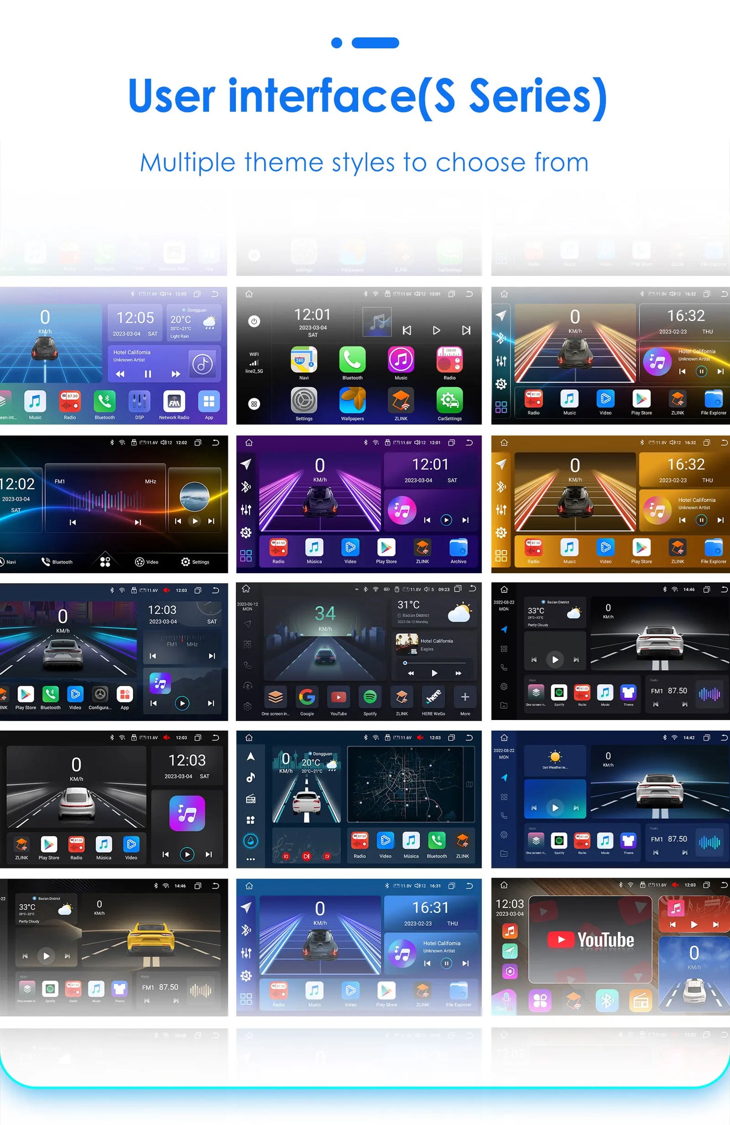 Autoradio CarPlay 2 DIN Android 13 pour Volkswagen Polo 5 (2008–2020)