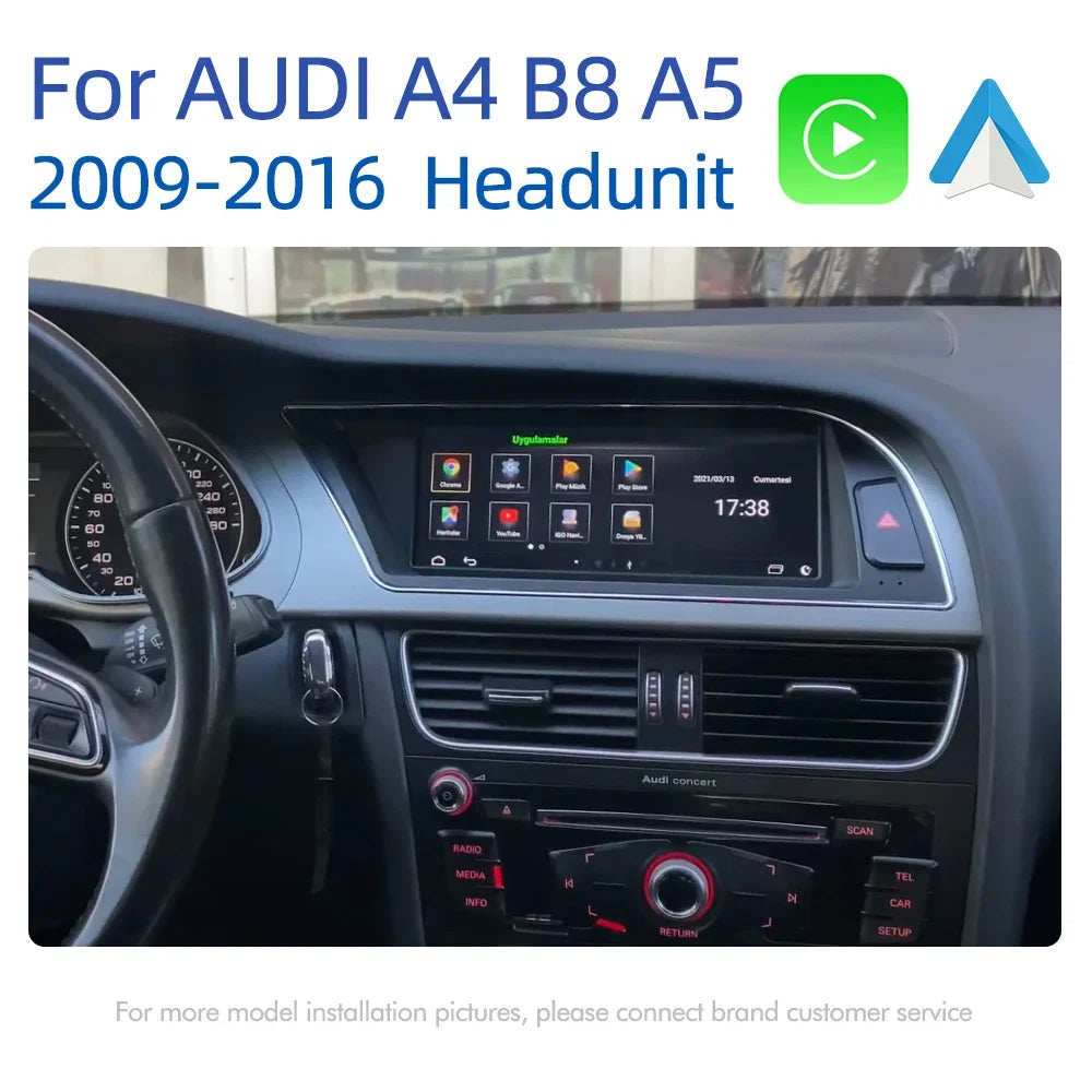 Autoradio CarPlay pour Audi A4 B8 / A5 (2008 à 2010) – Système MMI 2G High - Compatible audi CD changer