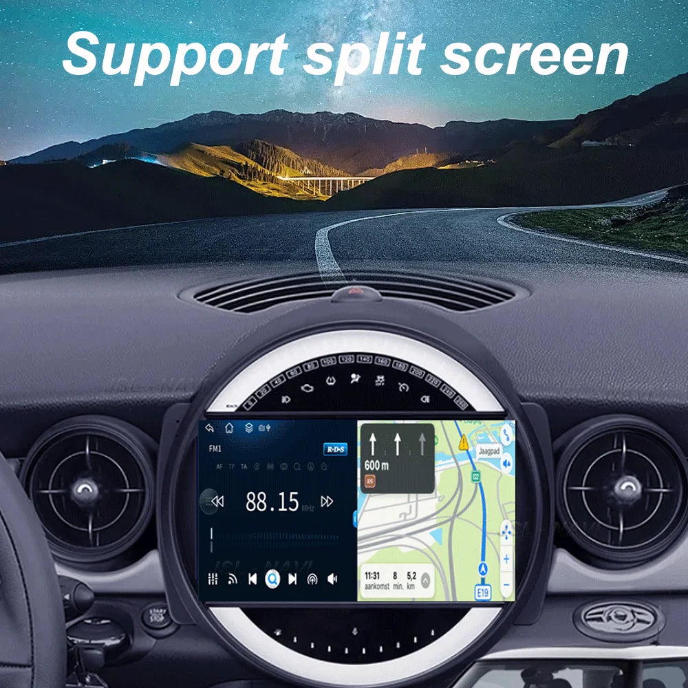Autoradio Mini Cooper R56/R60/R51 (2006-2015) - GPS, CarPlay, Navigation, Stéréo, DSP, Bluetooth
