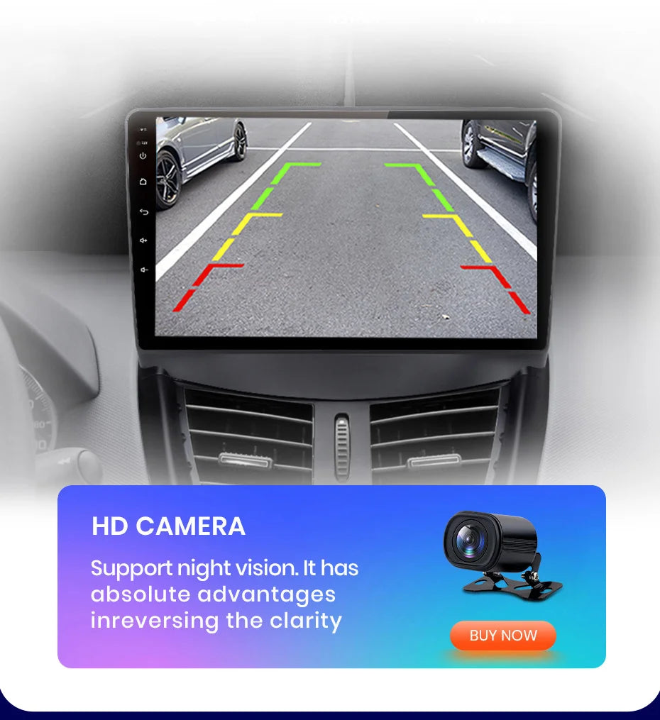 Autoradio écran pour PEUGEOT 207 207CC 2006-2015 avec CarPlay sans fil, Android Auto, GPS, Navi, FM RDS Bluetooth