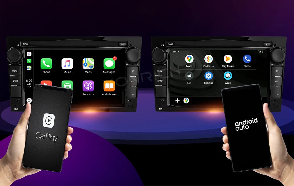 Autoradio Android 14 CarPlay sans fil Compatible avec Opel Astra / Vectra / Corsa / Zafira / Antara / Vivaro