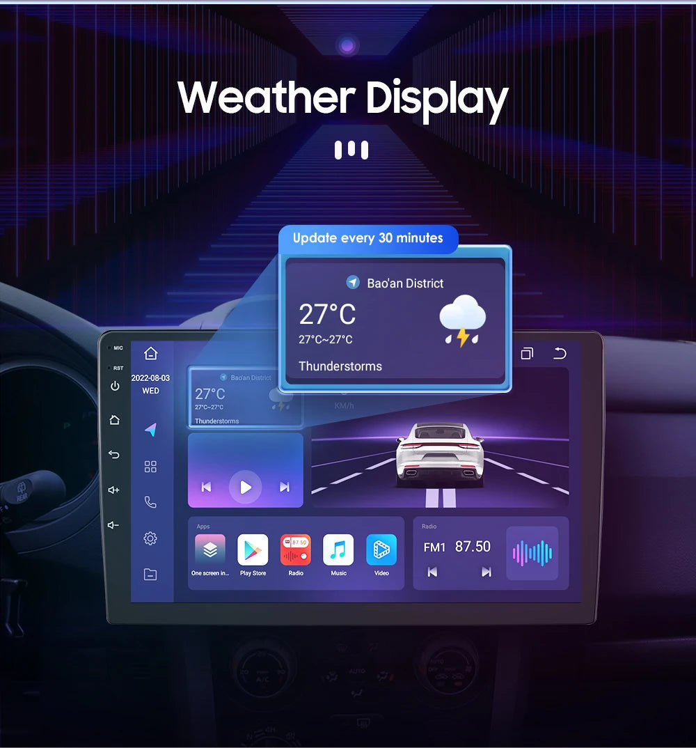 Autoradio Android avec CarPlay et GPS pour VW Caddy, Polo 5, Golf 5/6 Plus, Passat B6, Jetta, Tiguan, Touran, Sharan, Scirocco, Eos et Seat.