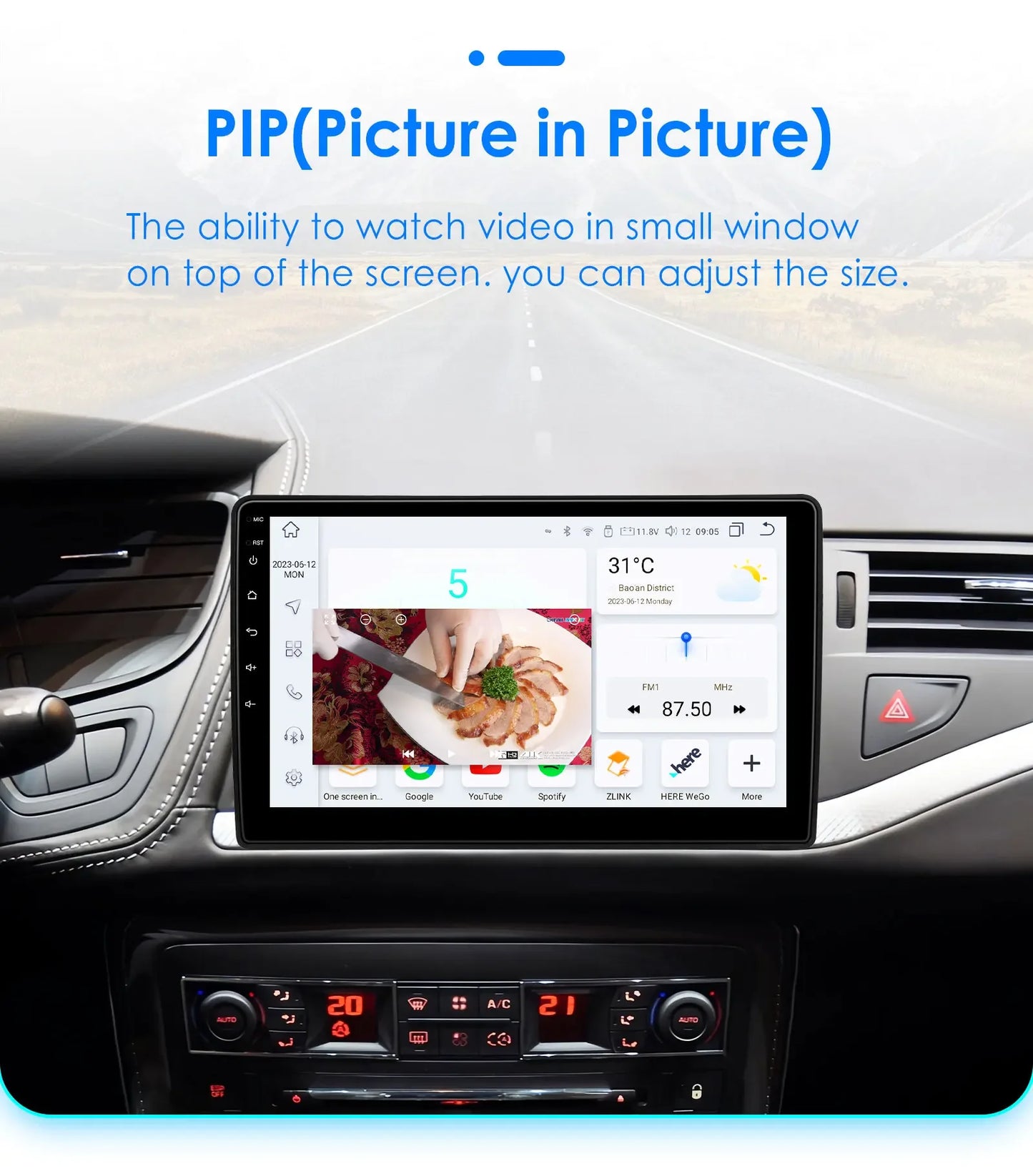 Autoradio CarPlay pour Renault Clio 2 (2000-2012) – Système intelligent 2DIN avec CarPlay sans fil et Android Auto, sans DVD.