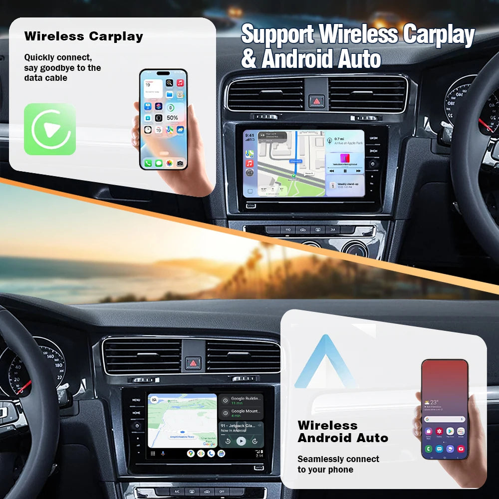 Boîtier CarPlay et Android Auto sans fil pour Volkswagen, Skoda et SEAT | MIB, MIB2 et MIB3