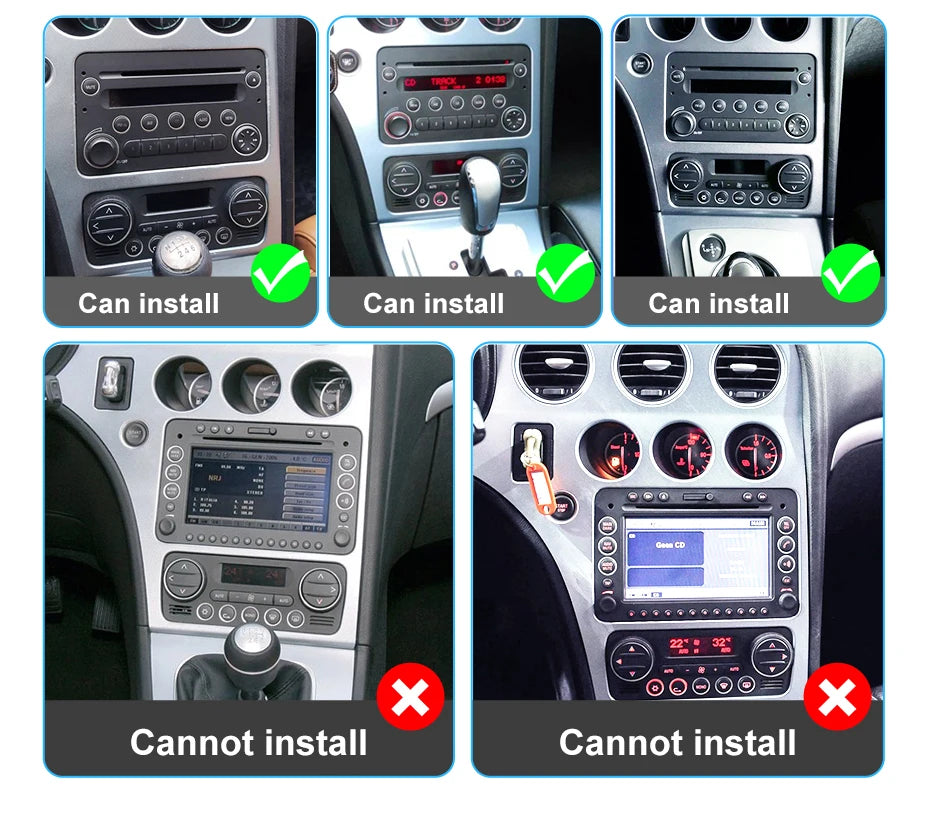 Autoradio CarPlay sans fil et Android Auto pour Alfa Romeo 159 Brera Spider Sportwagon GPS intégré autoradio