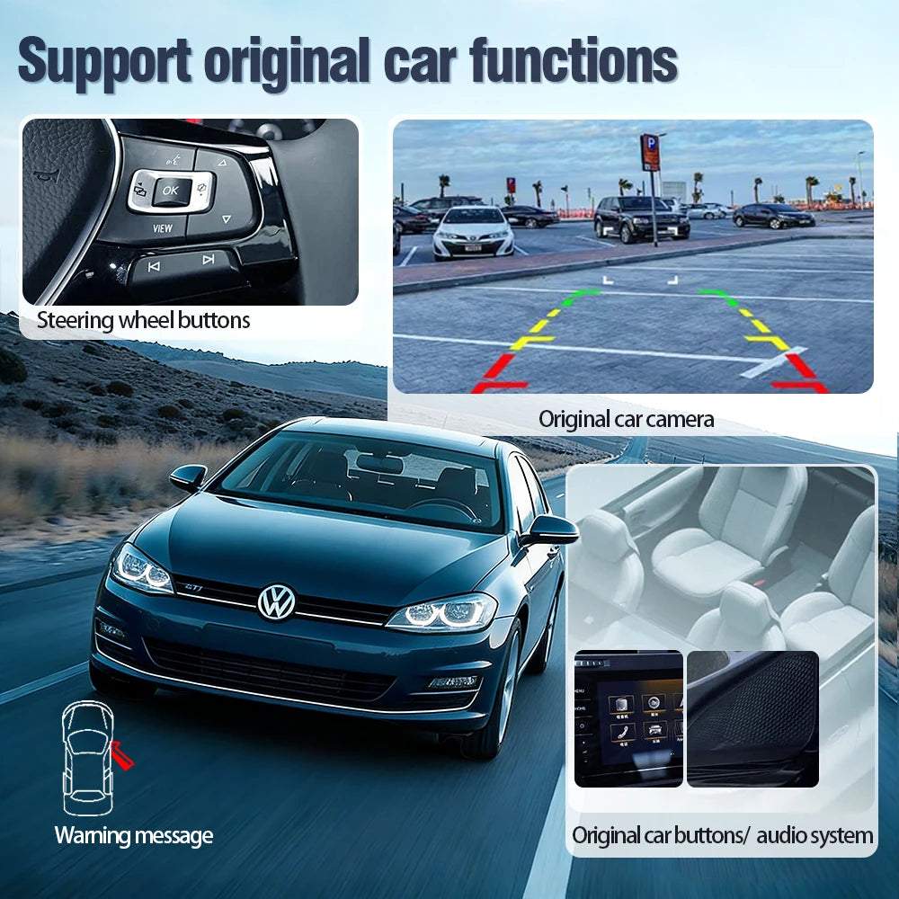 Boîtier CarPlay et Android Auto sans fil pour Volkswagen, Skoda et SEAT | MIB, MIB2 et MIB3
