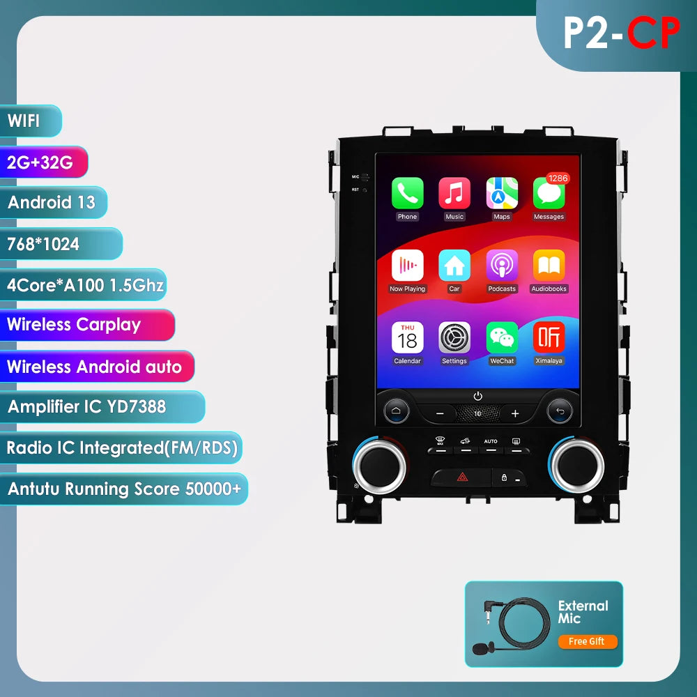 Autoradio CarPlay Renault Koleos, Mégane 4, Samsung SM6, Talisman (2016-2019) — Lecteur multimédia