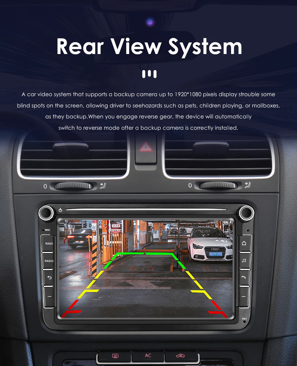 Autoradio Android avec CarPlay et GPS pour VW Caddy, Polo 5, Golf 5/6 Plus, Passat B6, Jetta, Tiguan, Touran, Sharan, Scirocco, Eos et Seat.