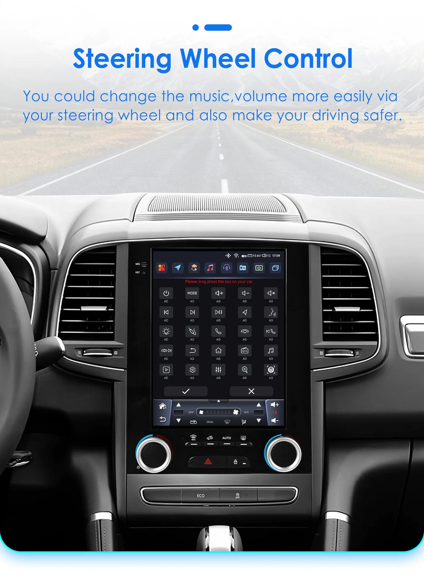 Autoradio CarPlay Renault Koleos, Mégane 4, Samsung SM6, Talisman (2016-2019) — Lecteur multimédia