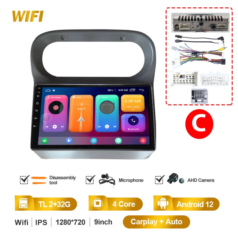 Autoradio Renault Twingo (2005-2013) avec CarPlay & Android Auto