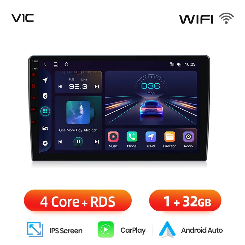 Autoradio  Peugeot Expert (2007-2016) - 4G LTE, CarPlay Sans Fil et Android Auto, Navigation GPS, Bluetooth, DSP, Radio FM RDS