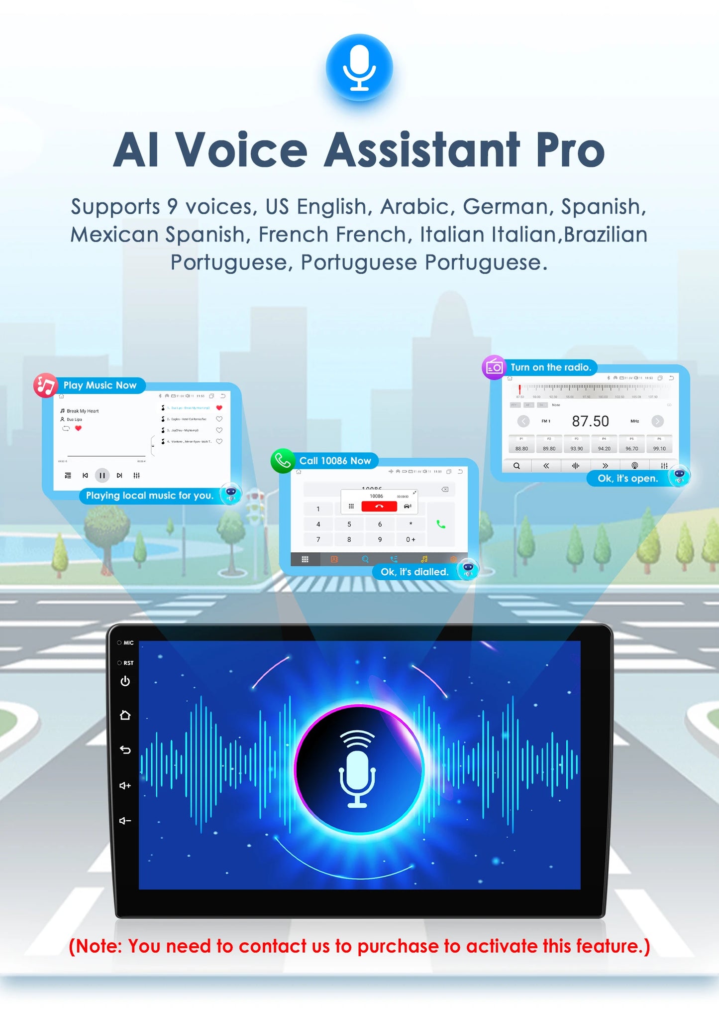 Autoradio Android 13 compatible Citroën C3 et DS3 (2010 à 2016) – Écran tactile multimédia avec GPS intégré, connexion 4G, CarPlay sans fil, Android Auto, Bluetooth et Wi-Fi.