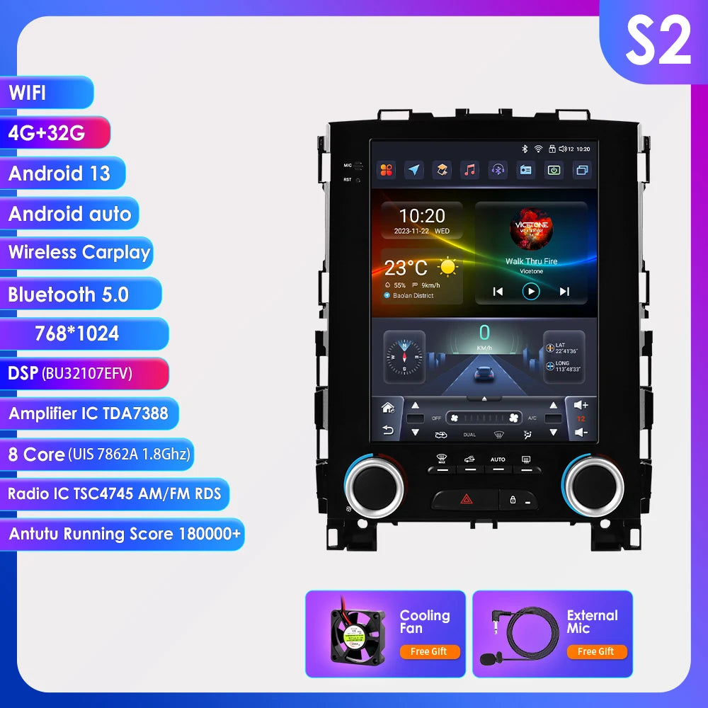 Autoradio CarPlay Renault Koleos, Mégane 4, Samsung SM6, Talisman (2016-2019) — Lecteur multimédia