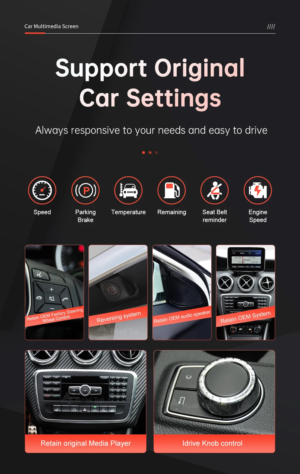 Autoradio écran Multimédia 1920x720 pour Mercedes-Benz Classe A, B, CLA, GLA (2013-2015) – NTG4.5, Écran Tactile, CarPlay & Android Auto Sans Fil