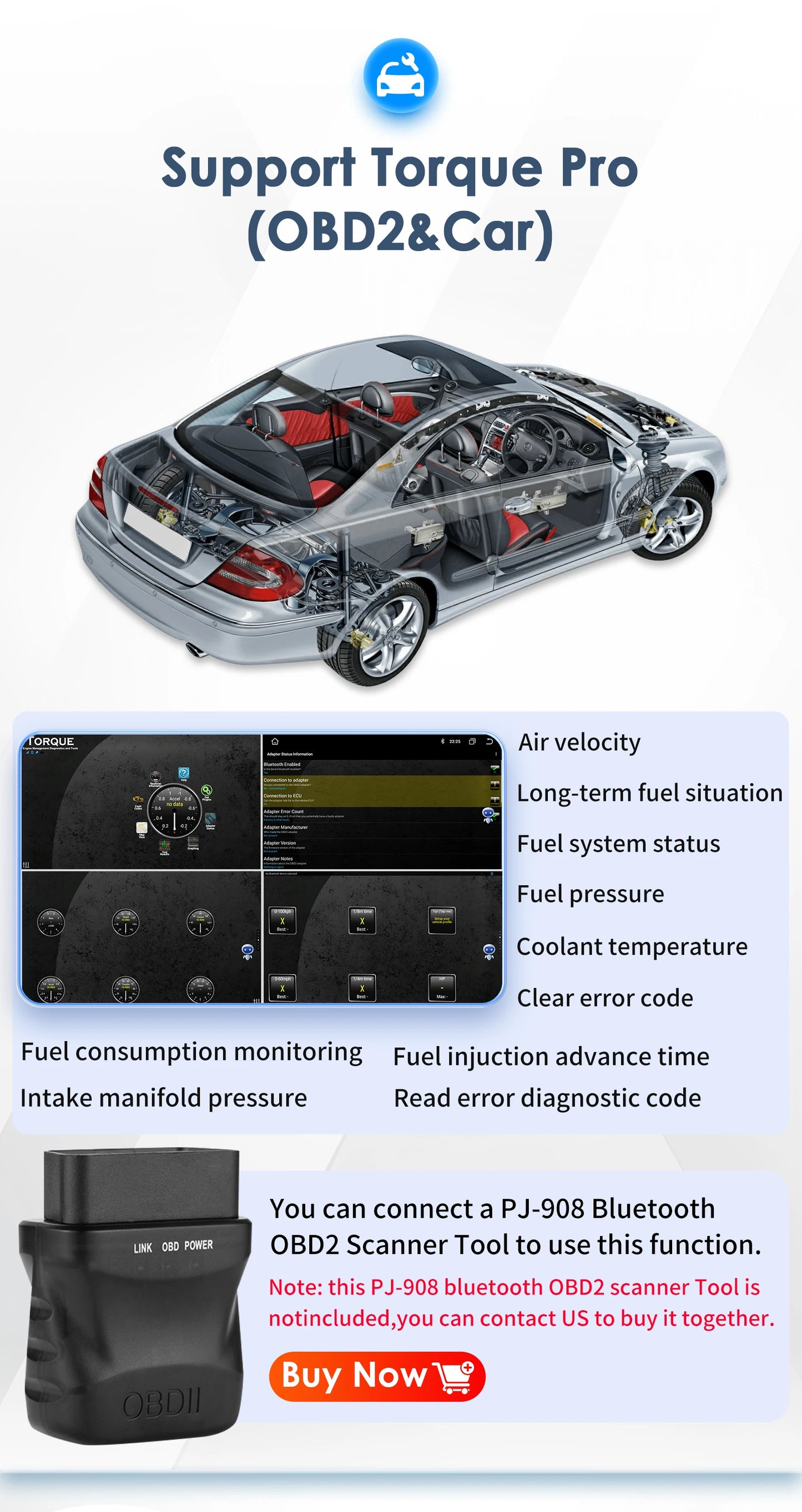 Autoradio Android 13 compatible Citroën C3 et DS3 (2010 à 2016) – Écran tactile multimédia avec GPS intégré, connexion 4G, CarPlay sans fil, Android Auto, Bluetooth et Wi-Fi.